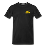 Men's Premium T-Shirt - Tall Truck, Vermont's Finest w/State - black