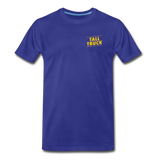 Men's Premium T-Shirt - Tall Truck, Vermont's Finest w/State - royal blue