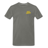 Men's Premium T-Shirt - Tall Truck, Vermont's Finest w/State - asphalt gray
