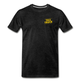 Men's Premium T-Shirt - Tall Truck, Vermont's Finest w/State - charcoal gray