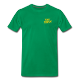 Men's Premium T-Shirt - Tall Truck, Vermont's Finest w/State - kelly green