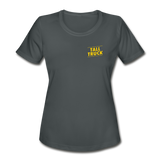 Women's Moisture Wicking Performance T-Shirt - charcoal