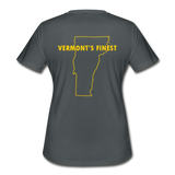 Women's Moisture Wicking Performance T-Shirt - charcoal
