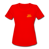 Women's Moisture Wicking Performance T-Shirt - red