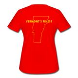 Women's Moisture Wicking Performance T-Shirt - red