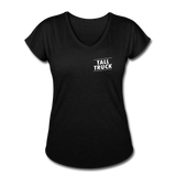 Women's Tri-Blend V-Neck T-Shirt - black