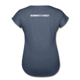 Women's Tri-Blend V-Neck T-Shirt - navy heather