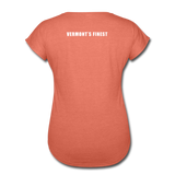 Women's Tri-Blend V-Neck T-Shirt - heather bronze