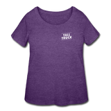 Women’s Curvy T-Shirt - heather purple
