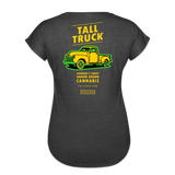 Women's Tri-Blend V-Neck T-Shirt - deep heather