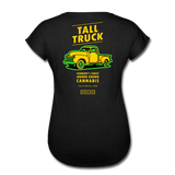 Women's Tri-Blend V-Neck T-Shirt - black