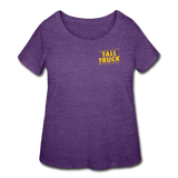 Women’s Curvy T-Shirt - heather purple