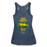 Women’s Tri-Blend Racerback Tank - heather navy