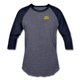 Baseball T-Shirt - heather blue/navy