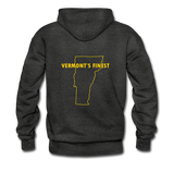 Men's Hoodie | Tall Truck Logo w/ Vermont's Finest - charcoal grey