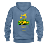Men's Hoodie - Tall Truck Classic - denim blue