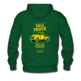 Men's Hoodie - Tall Truck Classic - forest green