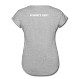 Women's Tri-Blend V-Neck T-Shirt - heather gray