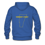 Men's Hoodie | Tall Truck Logo w/ Vermont's Finest - royal blue