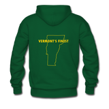 Men's Hoodie | Tall Truck Logo w/ Vermont's Finest - forest green