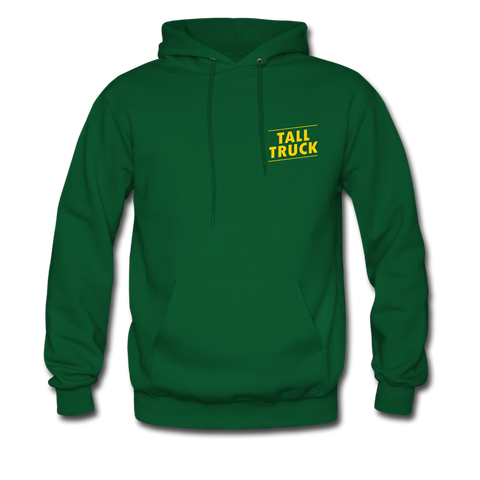 Men's Hoodie - Tall Truck Classic - forest green